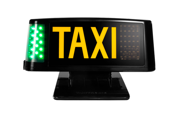 Luminoso Taxi capilla taxi